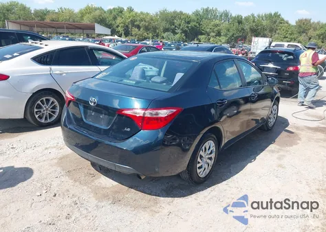 2018 Toyota Corolla Le z USA, uszkodzony, nr VIN 5YFBURHE6JP817207